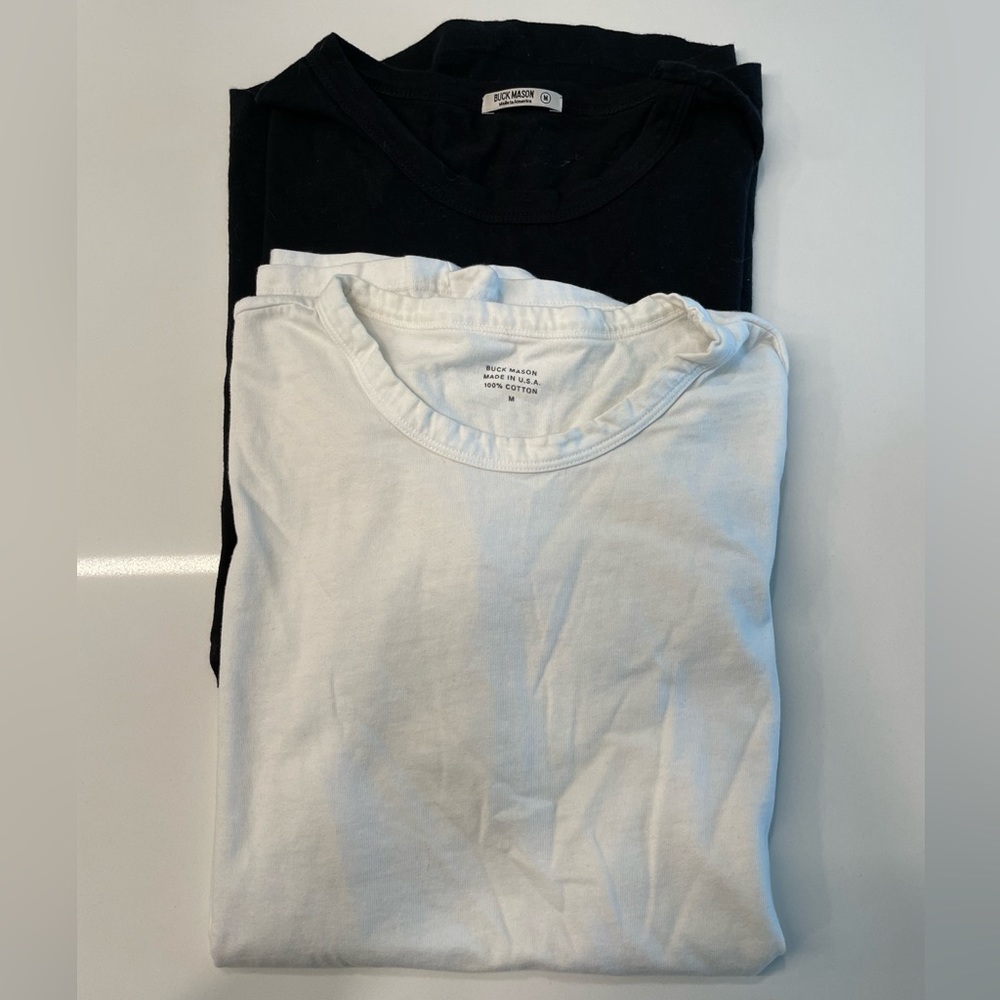 Bundle of 2 Buck Mason tshirts